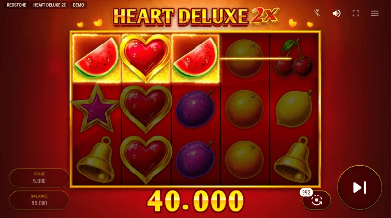 Heart Deluxe 2x - kombinim fitues me wild në rrotull